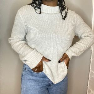 Large Gray Knitted Sweater, H&M